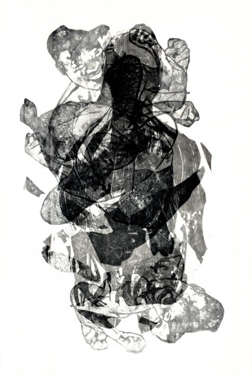 Alidu Awufor | linocut |250x150cm